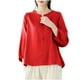 thumbnail image 3 of Tops para mujer,Blusa bordada para mujer, manga corta, cuello en V, cuello redondo informal, tejido de imitación de marco, corte regular, sopatenor, 3 of 7