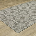 thumbnail image 6 of HomeRoots 10' x 13' Blue and Gray Geometric Stain Resistant Indoor Outdoor Area Rug, 6 of 10