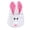Hot Pink, variant on UYUH Easter Themed Portable Candy Storage Basket for Kids, Animal Shaped Holiday Gift Basket with Handle for Egg Hunt Treats and Party Favor Organization