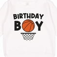 thumbnail image 3 of Inktastic Birthday Boy Basketball Toddler Sweatshirt, 3 of 4