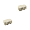 thumbnail image 3 of relayinert 3x Blue Plastic Under Bed Storage Convenient Organizer For Clothes Blankets And Duvets Keeping White 2Set, 3 of 6
