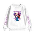 thumbnail image 1 of Moonsky Sudadera de cuello redondo Pop De-on - Sudadera de manga larga con estampado del cantante HUNTR/X - Sudadera de cuello redondo y manga larga para hombre y mujer Blanco 140, 1 of 4