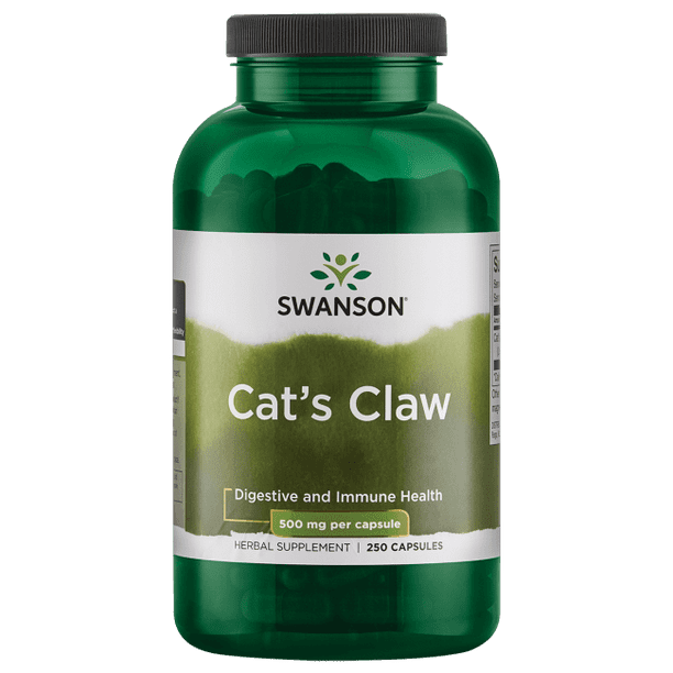 Swanson Cat's Claw 500 mg 250 Capsules