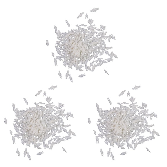 Model People Figures Scale 1:200 Pack of .300pcs White Assorted Style