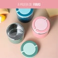 thumbnail image 4 of Bee Vibes Termo de Comida y Sopa de 1000 ml – Caja Bento de Acero Inoxidable con Asa, Recipiente Sellado a Prueba de Fugas para Trabajo, Viajes y Escuela | Bee Vibes, 4 of 6