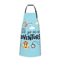 thumbnail image 2 of Lsque Let's Go on an Adventure Waterproof Apron Chef Aprons for Men Heavy Duty Chemical Work Apron Extra Long Grilling Aprons with Adjustable Bib Apron, 2 of 9