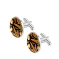 thumbnail image 2 of Thanksgiving Corn Elegant Stainless Steel Cufflinks Set for Men, for Formal Attire, Ideal for Business Meetings and Weddings, 2 of 6