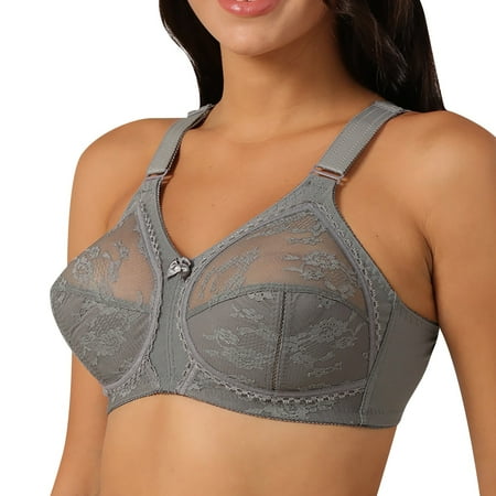 

Female Bra Lace Ultra Thin Full Cup No Sponge Lace Clear Inner Spring Summer Solid Color Underwear For Women
