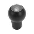 thumbnail image 1 of Perilla de cambio de marcha manual de 5 velocidades Unique Bargains, palanca de cambios delantera para Honda Fit 2002-2008, plástico negro tono de titanio, 1 Pc, 1 of 1