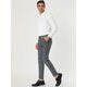 thumbnail image 4 of Vestidocuadros pahombre Pantalones de negocioscuadros ajustados con bolsillos Gris Oscuro M, 4 of 6
