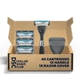thumbnail image 1 of Kit de Afeitado Dollar Shave Club con Navaja Diamond Grip y 4 Hojas, 1 of 7