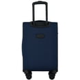 thumbnail image 6 of Travelers Club 3-Piece Rolling Soft Side Travel Luggage Set - Navy Blue Peony, 6 of 18