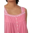 thumbnail image 3 of Aria Women's Sleeveless 40" Cotton Nightgown, Sizes XS-5X, 3 of 6