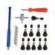 thumbnail image 1 of 1set For Car Tires Blue Set Tubeless Tire Valve Installation Tool 23 Piece Valve Puller Valve Core Wrench, 1 of 3