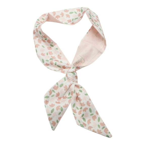 Unique Bargains 1 Pc Headband Ditsy Floral Long Ribbon Hairband for Women Pink