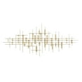 thumbnail image 6 of CosmoLiving by Cosmopolitan Gold Metal Geometric Layered Geometric Wall Decor, 6 of 12