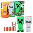 thumbnail image 2 of Nerf Minecraft Creeper & Skeleton Mob 2-Blaster pack, 8 N1 Darts Compatible Only with Nerf N Series Blasters, 2 of 9