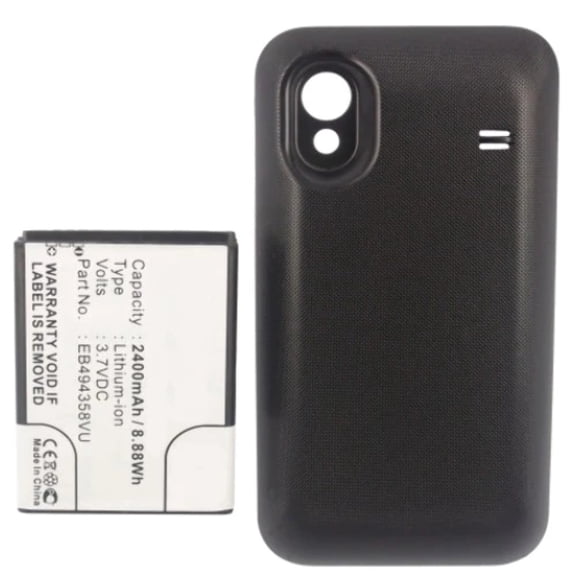 Batteries N Accessories BNA-WB-L3994 Cell Phone Battery - Li-ion, 3.7, 2400mAh, Ultra High Capacity Battery - Replacement for Samsung EB494358VU Battery