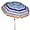 Caribbean Twilight, variant on 7 Foot Heavy Duty HIGH Wind Beach Umbrella with sand anchor & Tilt pole Sun Shelter, UV 50+ Protection Outdoor Sunshade Umbrella with Carry Bag for Patio Garden Beach Pool Backyard Blue
