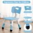 thumbnail image 4 of Kids Table and Chairs Set, Height Adjustable Desk with 4 Seats，Arts & Crafts Table,Graffiti Desktop, Non-Slip Legs, Max 300lbs, Children Multi-Activity Table, 4 of 7