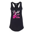thumbnail image 2 of for a Support Awareness Ladies Racerback Tank Top, Black, Small, 2 of 3