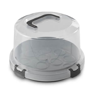 Mainstays Cake & Cupcake Carrier with Reversible Base