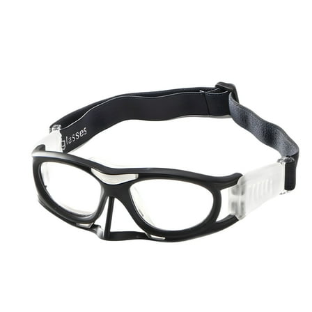 Sports Basketball Glasses for Men and Women Football Goggles Anti Fog Eyewear Protective Glasses（Shiny black）