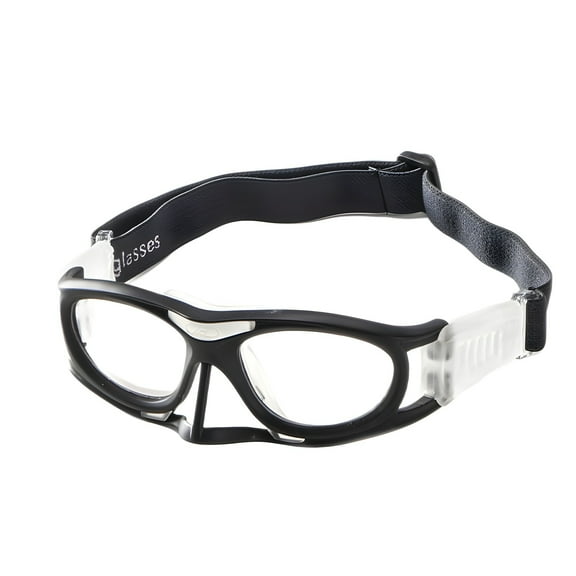 Sports Basketball Glasses for Men and Women Football Goggles Anti Fog Eyewear Protective Glasses（Shiny black）