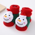 thumbnail image 2 of Zanarzt Bas de Noël pour Tout-Petits Enfants Bas de Noël Rouges Nouvelles Bas Épaissis Chauds Bas pour Bébé Automne et Hiver Bas pour Bébé Bas pour Bébé Rouges,0-1 Ans, 2 of 5