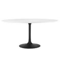 thumbnail image 4 of Modway Lippa Table à Manger Ronde de 60 Pouces en Noir et Blanc, 4 of 7