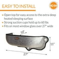 thumbnail image 3 of K&H Pet Products EZ Mount Thermo-Kitty Window Bed Extra-Deep Gray 27 X 10 X 11 Inches, 3 of 13