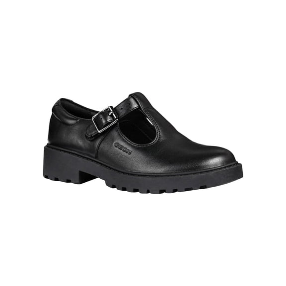 Geox Boys/Girls J Casey G E Leather School Shoes
