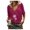 Hot Pink, variant on Husipze Mock Neck Sweatshirts for Women Oversized Pullover Lightweight Casual Solid Color Long Sleeve Fall Outfits Navy XXL