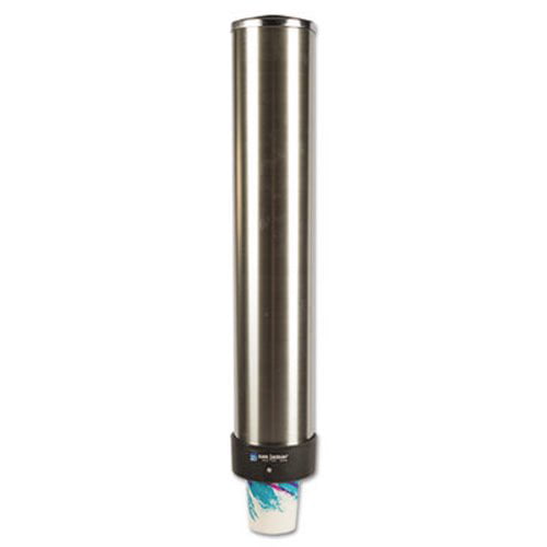 DS8 Dixie Stainless Steel cup dispenser wall elevator type for 24-32 oz cups 