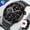 Black steel strap watch, variant on 1.51-Inch HD Smartwatch, IP68 Waterproof, Wireless Calling, Phone Sync, Message/Weather Reminder, Voice Assistant, 100+ Sports Modes, Pedometer, iOS/Android Compatible, Perfect Gift
