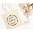 thumbnail image 2 of Grateful Thankful Blessed, Thanksgiving Cotton Canvas Re-Usable Shopping & Carry-All Tote Bag, 2 of 3
