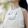 thumbnail image 3 of Gumesh Portable Hanging Neck Fan, Wearable Personal Fan Battery Operated USB Rechargeable 4 Speed Mini Handheld Air Conditioning Cooling Necklace Fan for Camping Outdoor, 3 of 5