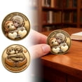 thumbnail image 1 of Japanese Monkey Commemorative Three Metal Collectible Japanese Spirit Monkey Motif Choice, 1 of 6