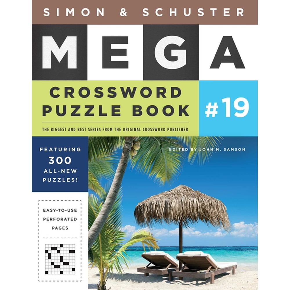 S s mega crossword puzzles simon schuster mega crossword puzzle book 