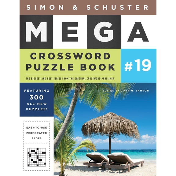 S&s Mega Crossword Puzzles Simon & Schuster Mega Crossword Puzzle Book #19, Book 19, (Paperback)