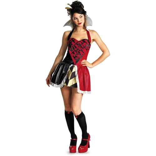 Queen Of Hearts Adult Halloween Costume Walmart Com Walmart Com