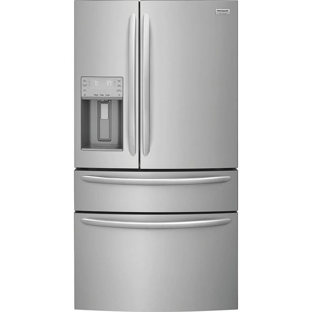 Frigidaire Gallery Fg4h2272uf 22 Cu Ft Stainless Counter Depth French Door Refrigerator Walmart Com Walmart Com