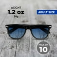 thumbnail image 5 of Gradient Lens Sunglasses Set of 10, Bulk Pack - UV Protection, Perfect for Parties, Beach, Pool, Outdoor Events - Blue, 5 of 8