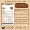 thumbnail image 4 of KOS Organic Plant Based Protein Powder, Vanilla, 20g Protein, 10 Servings, 13.05oz, 4 of 10