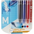 thumbnail image 2 of Pilot Frixion Clicker Rollerball Rétractable Effaçable, Pointe de 07 mm - Blackbluered, Lot de 3, 2 of 5