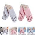 thumbnail image 1 of Guantes de pantalla táctil suaves Macarena para mujer Otoño Invierno antideslizantes rosa gris, 1 of 8