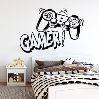 Game Wall Decals Glow In The Dark Gamer Wall Decals Gaming