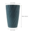thumbnail image 3 of Bathroom Toothbrush Cup Plastic Mouthwash Cup Unbreakable Toothbrush Storage Cup, 3 of 6