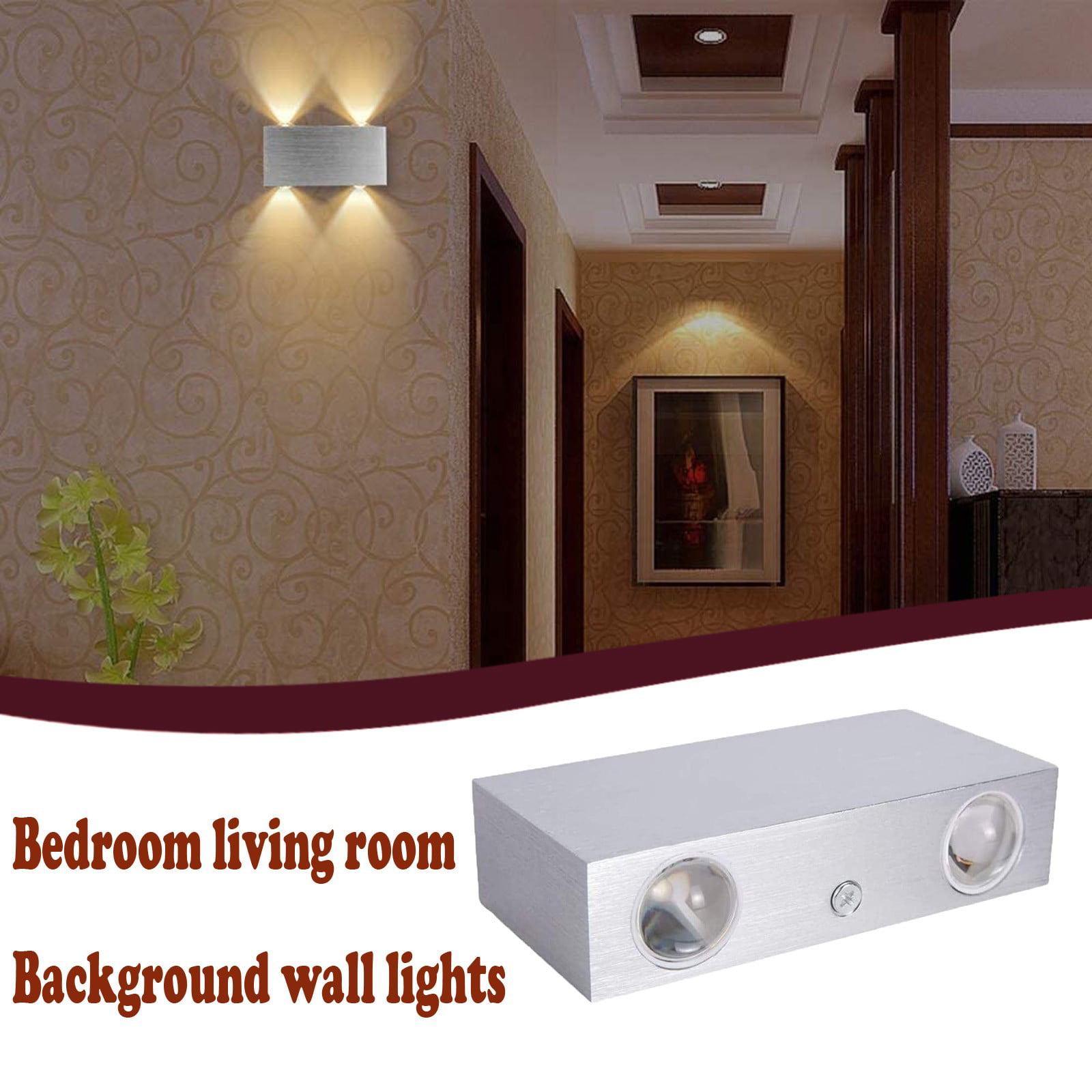 jovat 4 W LED wall lamp up and down design, used in cafeteria, living room  and bedroom | Walmart Canada