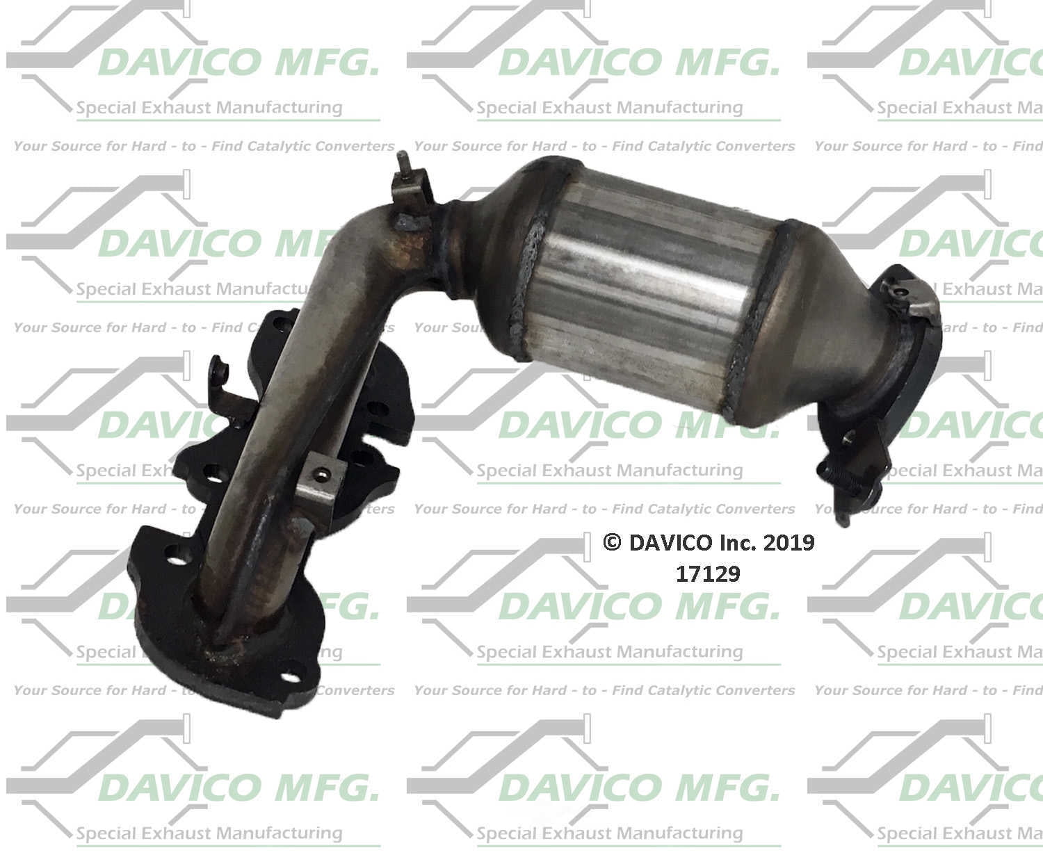Davico Mfg 17129 Direct-Fit Catalytic Converter - Manifold